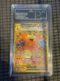 2023 POKEMON EN CHARIZARD EX # 228 OBSIDIAN FLAMES Pi 10 - Image 1