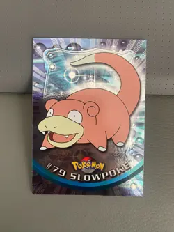2000 Pokemon Topps TV Animated Series - Foil - #79 Slowpoke - EXC - Image 1