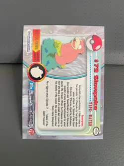 2000 Pokemon Topps TV Animated Series - Foil - #79 Slowpoke - EXC - Image 2