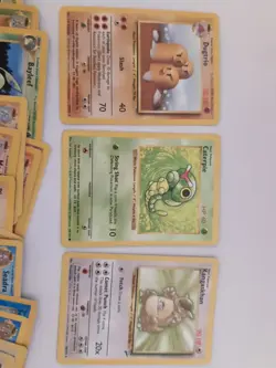 Vintage Pokemon Cards WotC 1999–2001 Base/Base Set 2/Jungle/Fossil/Neo/TR (LOT5) - Image 2