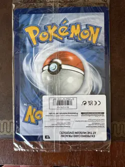 Pokemon Pikachu At The Museum x Natural History London Jumbo Card - Sealed - Image 2