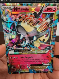 Pokemon TCG Mega Mawile EX XY104 2016 Promo Holo Card DMG HP - Image 2