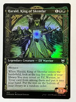 Harald, King of Skemfar (Showcase) Kaldheim Foil MTG NM - Image 1