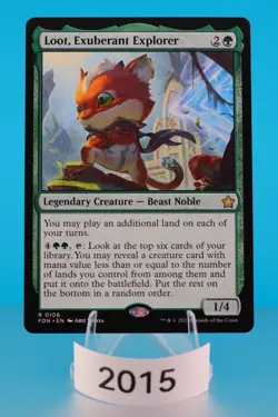 MTG Loot, Exuberant Explorer Foundations Regular #106 - Image 1