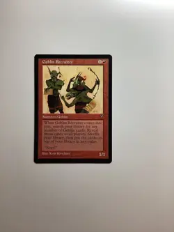 Goblin Recruiter 1997 Visions MTG - Image 1