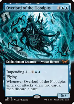 MTG Overlord of the Floodpits (Extended Art) - 373 / English / Near Mint - Image 1