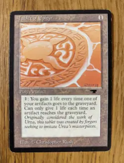 Tablet of Epityr ~ Antiquities ~ LP **GamerzSphere** - Image 1