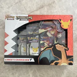 Pokemon Celebrations Lance's Charizard V Collection Box Booster Promo - Image 1