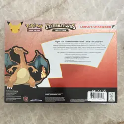 Pokemon Celebrations Lance's Charizard V Collection Box Booster Promo - Image 2