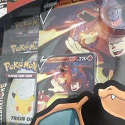 Pokemon Celebrations Lance's Charizard V Collection Box Booster Promo - Image 3