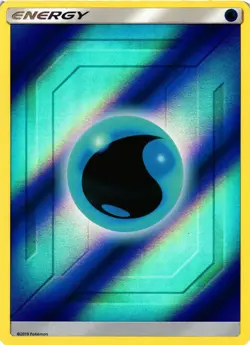 Pokemon TCG Water Energy Reverse Holo 2019 Hidden Fates NM - Image 1
