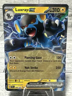 Luxray EX 068/167 Double Black Star Rare Twilight Masquerade Pokemon TCG NM - Image 1