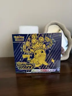 Pokemon TCG Scarlet & Violet SURGING SPARKS Elite Trainer Box FACTORY SEALED ETB - Image 1