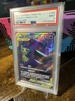 2023 Pokemon CSM2b CS #162 Gengar & Mimikyu GX Super Rare PSA 9 Chinese - Image 2