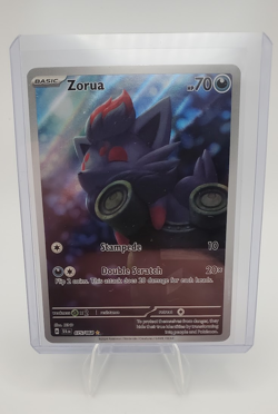 Pokemon Zorua 075/064 Sv: Shrouded Fable Illustration Rare Holo - Image 3