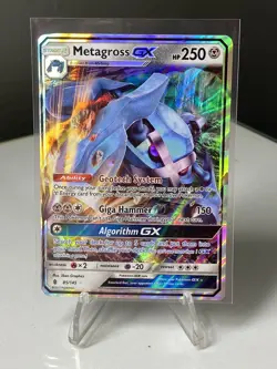 Pokemon TCG - Metagross GX - Guardians Rising - 85/145 - Ultra Rare Holo MINT - Image 1