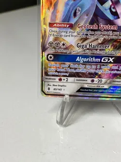 Pokemon TCG - Metagross GX - Guardians Rising - 85/145 - Ultra Rare Holo MINT - Image 4