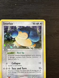 2004 POKEMON EX FIRE RED & LEAF GREEN #15 SNORLAX-HOLO NM See Pics - Image 5