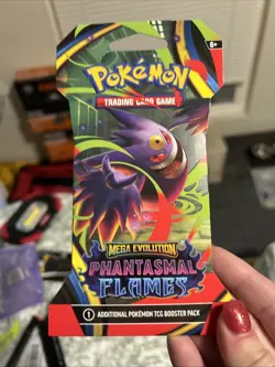 Pokemon Mega Evolution Phantasmal Flames Sleeved Booster 3-Pack Art Bundle - Image 1