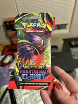 Pokemon Mega Evolution Phantasmal Flames Sleeved Booster 3-Pack Art Bundle - Image 2
