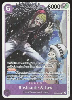 One Piece EB04-038 Rosinante & Law SR OP14 - Image 1