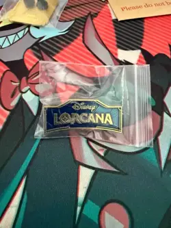Disney Lorcana First Chapter Promo Pin Logo - Blue - Image 1