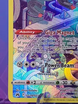 Magnezone GG18/GG70 Crown Zenith Galarian Gallery Holo Pokemon TCG Card NM - Image 5