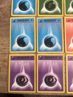 1st Edition Pokemon TCG Gym Heroes & Gym Challenge 16 Energy Card Lot - LP/NM - Image 5
