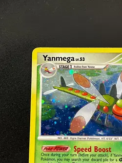 Yanmega 14/147 - Platinum Supreme Victors Rare Cosmos Holo Pokemon TCG Card MP - Image 5