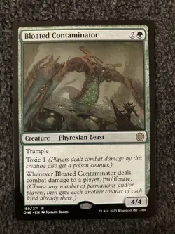 Magic The Gathering MTG - Bloated Contaminator - Phyrexia: All Will Be One - Image 1