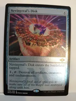 Nevinyrral's Disk (Foil Etched) Modern Horizons 2 Foil - Image 1