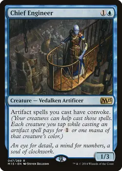MTG Magic the Gathering Chief Engineer (47/298) Magic 2015 MP - Image 1