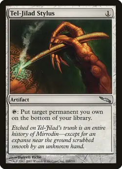 MTG Magic the Gathering Tel-Jilad Stylus (260/306) Mirrodin MP - Image 1