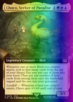 MTG Choco, Seeker of Paradise (479/764) Final Fantasy NM FOIL - Image 1