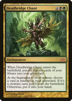MTG Magic the Gathering Deadbridge Chant (63/172) Dragon's Maze MP - Image 1