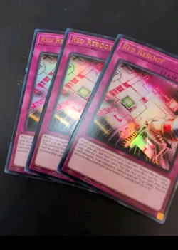 YUGIOH RED REBOOT DUDE-EN056 1ST EDITION ULTRA X3 (NM) PRICE DROPPED! - Image 1
