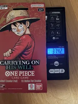 One Piece OP-13 CARRYING ON HIS WILL Sleeved Booster Pack - Heavy - 37.42g 🔥🔥 - Image 1