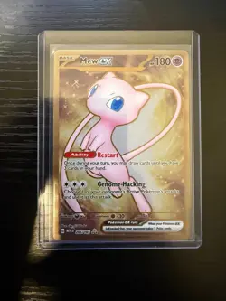 Mew ex 205/165 Metal Pokemon Card - Scarlet & Violet 151 set - Image 1