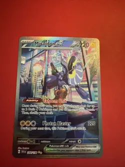 Pokemon TCG Miraidon EX Scarlet & Violet Base Set Card 244/198 Sir NM Condition - Image 1