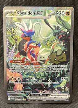 Pokemon TCG Koraidon EX Scarlet & Violet Base Set Holo Card 247/198 SIR - Image 1