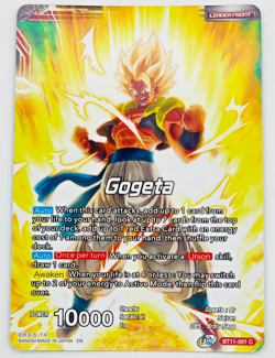 SSB Gogeta Prophet of Demise BT11-001 Leader Foil Dragon Ball Super Card Game NM - Image 2