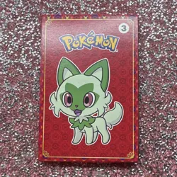 Pokemon Sprigatito Card #3 McDonald's 2023 Grass Type English - Image 1