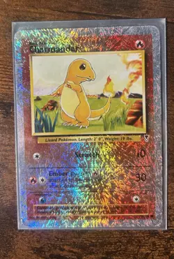 Pokemon Charmander Legendary Collection Reverse Holo Fireworks Pokemon Card TCG - Image 1