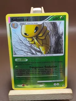 HP Pokemon Card - Kakuna Rising Rivals 66/111 Reverse Holo - Image 1