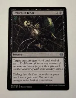 MTG Drown in Ichor - Phyrexia All Will Be One LP - Image 1