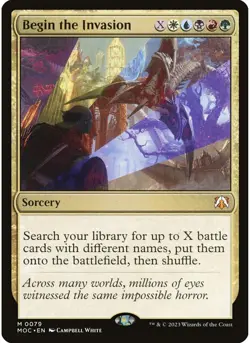 Begin the Invasion 79 MTG NM - Commander: March of the Machine - Image 1