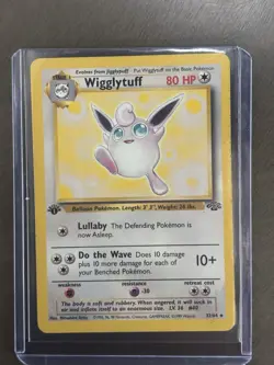 Pokemon Wigglytuff 32/64 Non-Holo Rare 1st Edition Jungle - Image 1