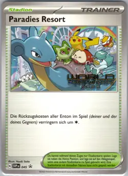 Paradise Resort 2023 World Championships GERMAN Promo SVP 045 NM Pokemon - Image 1