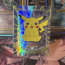 Pokemon Topps Chrome Pikachu Spectra - Chrome Near Mint - Image 1