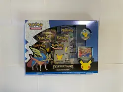 Pokemon TCG Celebrations Zacian LV.X Deluxe Pin Collection Box New SEALED Packs - Image 1